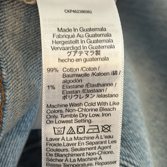 Madewell The Perfect Vintage Crop Jean in Sudbury Wash SZ 32 - Picture 5 of 9